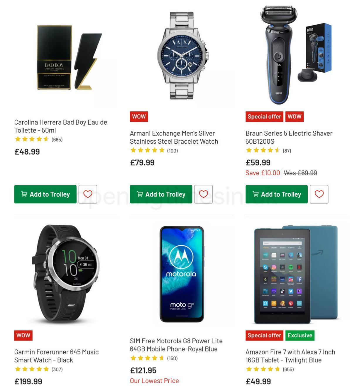 Argos Offers from 15 December