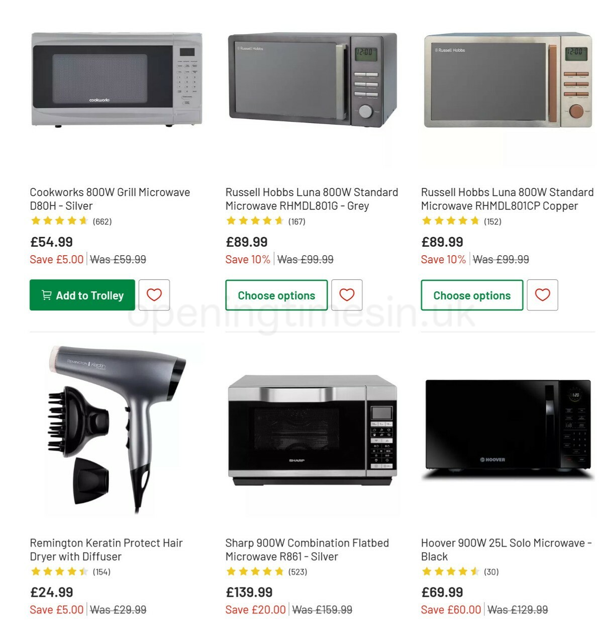 Argos Offers from 29 December