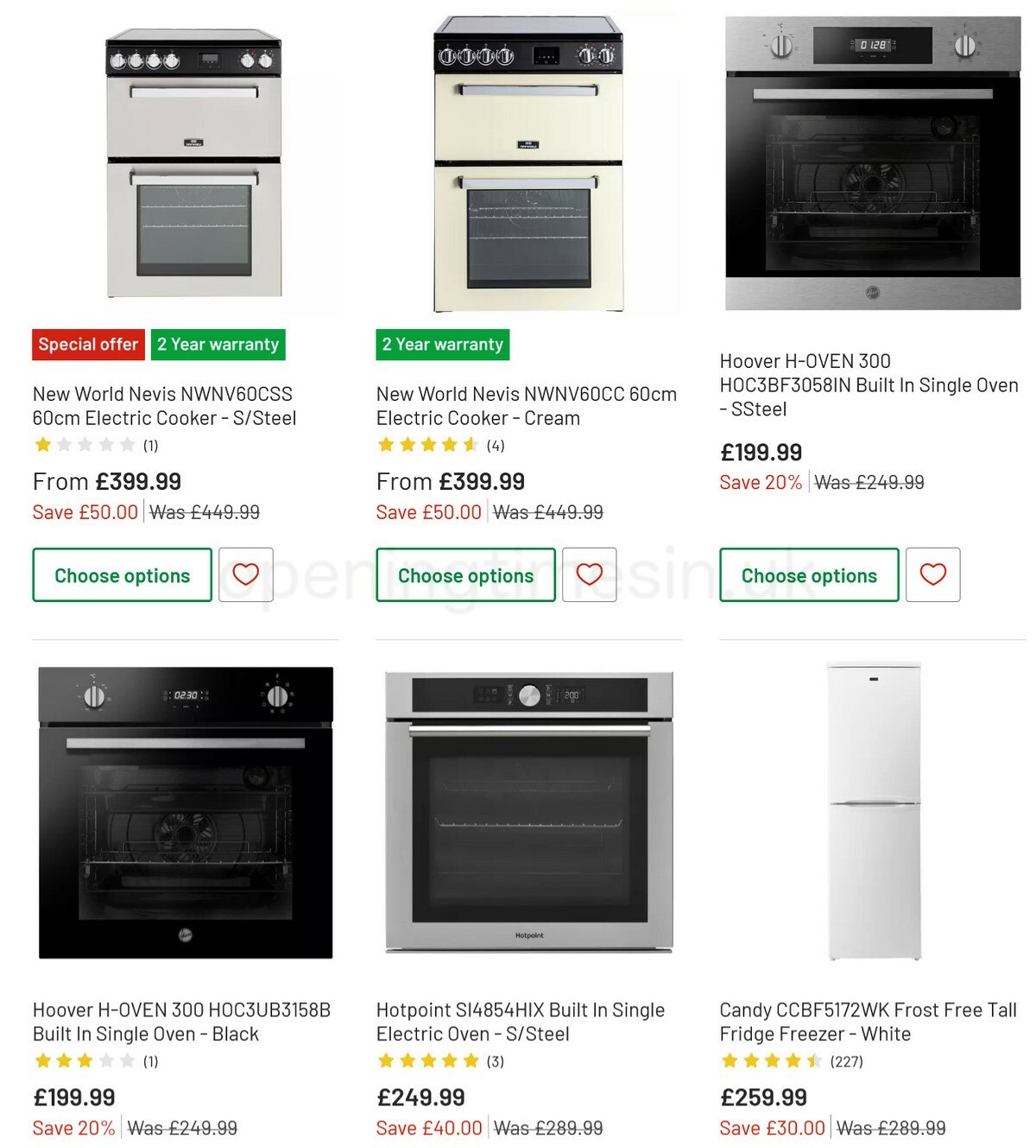 Argos Offers from 29 December