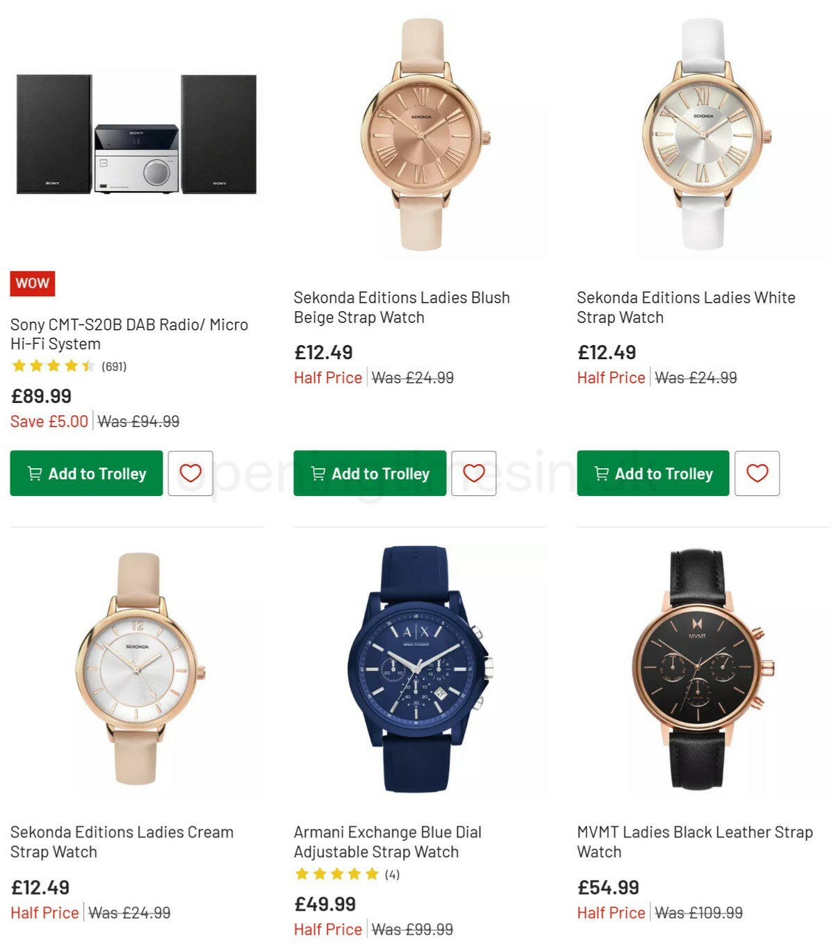 Argos Offers from 29 December