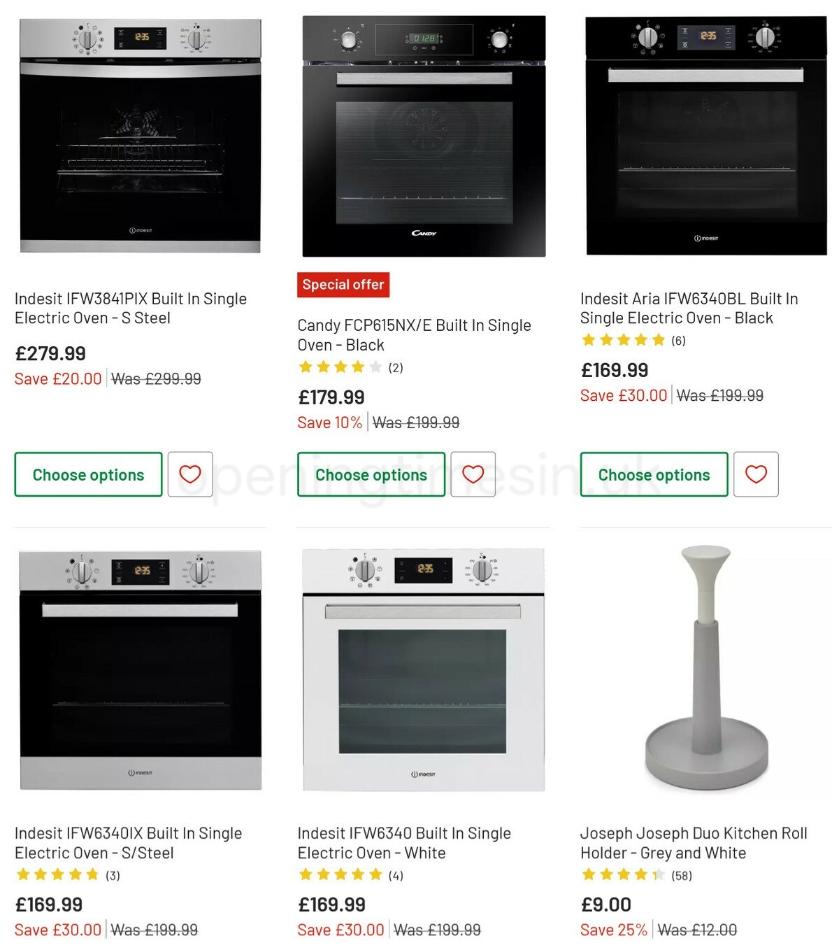 Argos Offers from 29 December