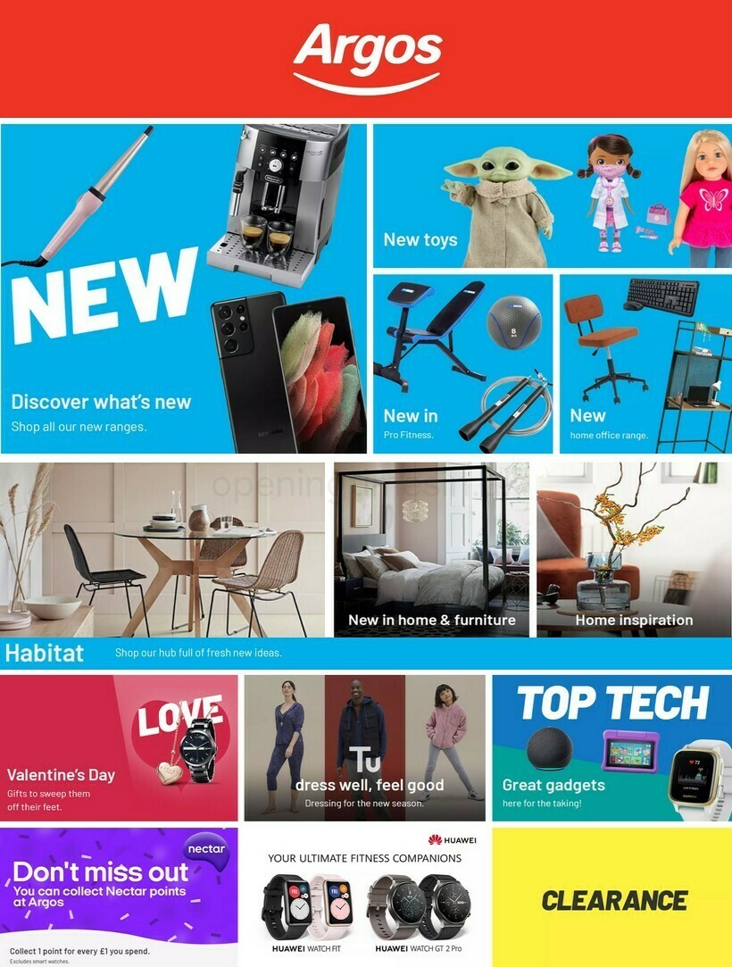 Argos Offers from 25 January