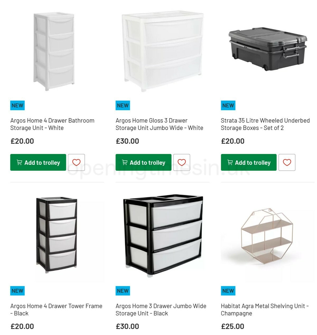 Argos Offers from 25 January