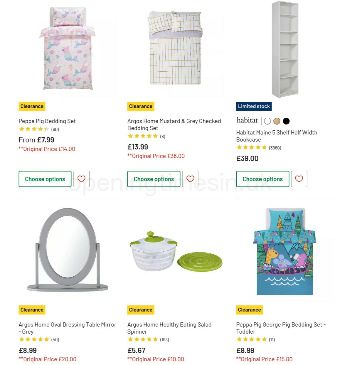 Argos Offers from 15 February