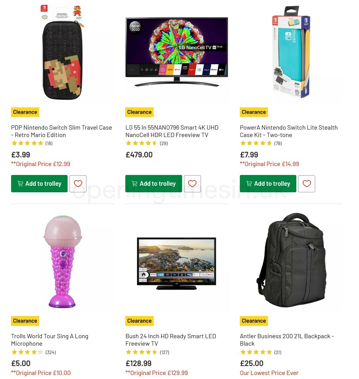 Argos Offers from 15 February