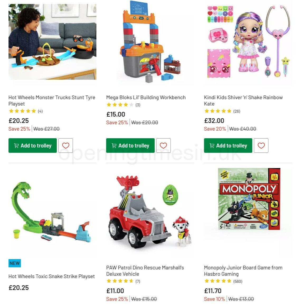 Argos Offers from 15 February