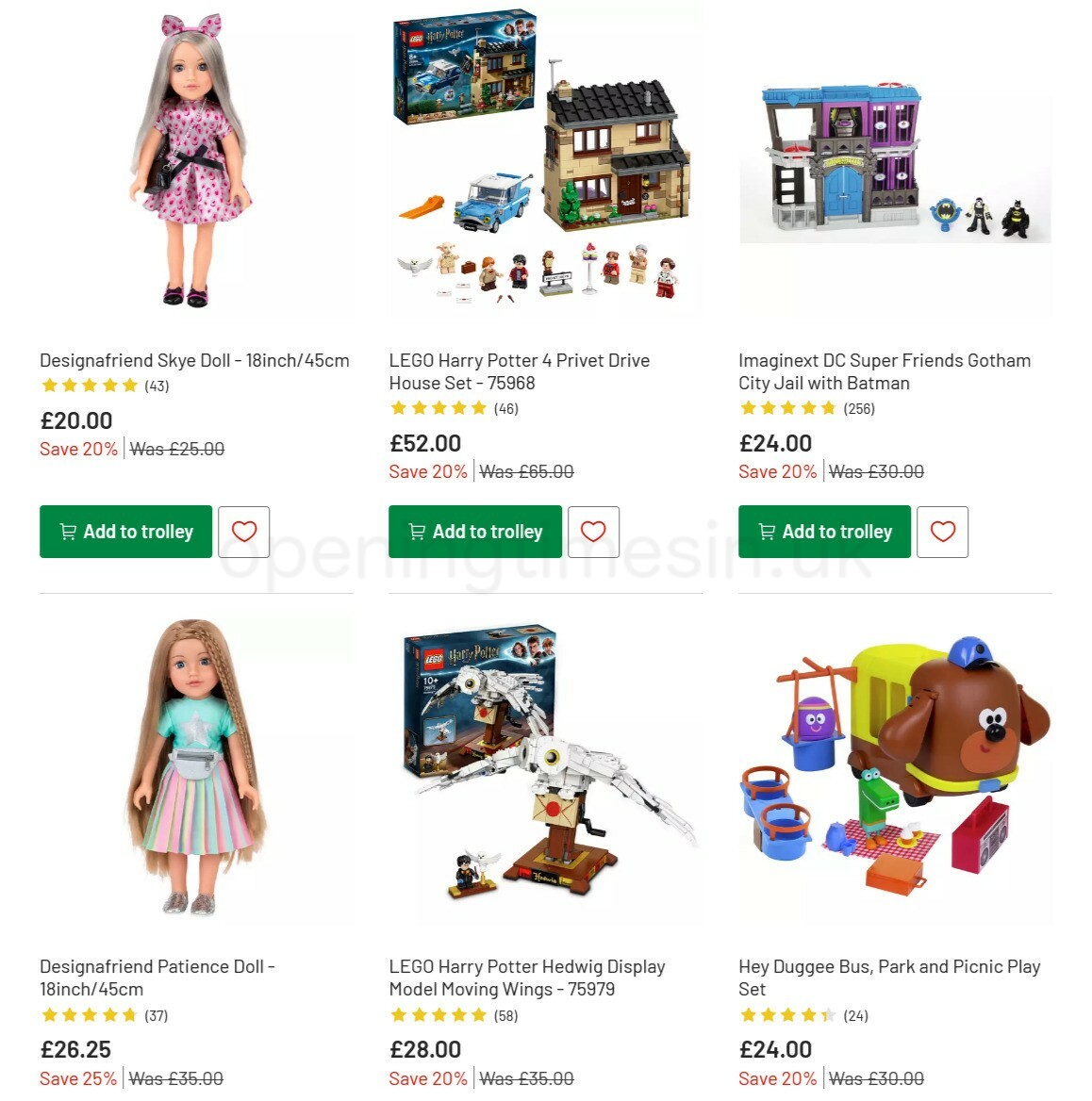 Argos Offers from 15 February