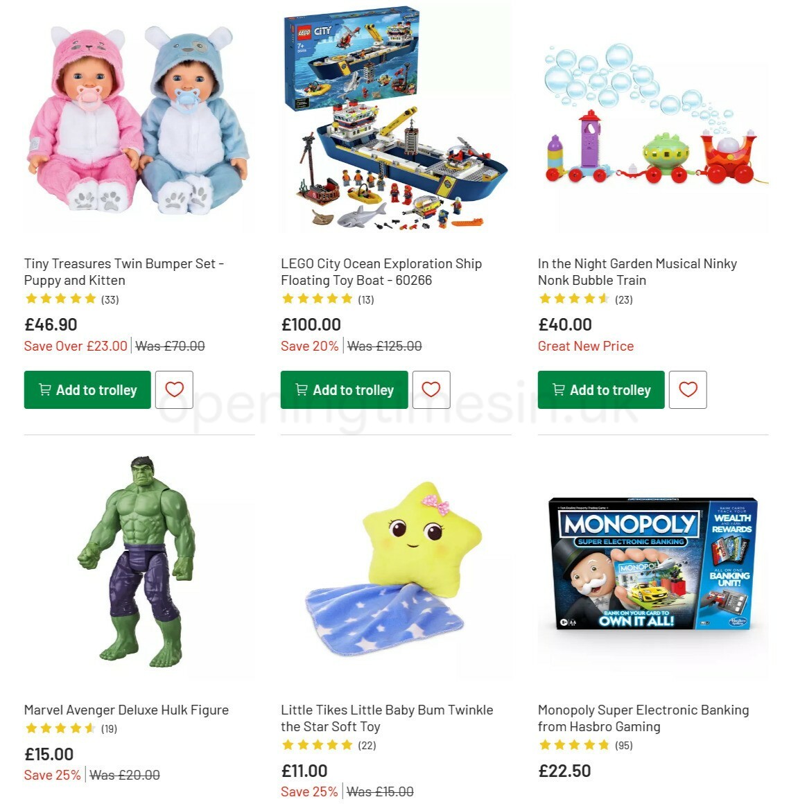 Argos Offers from 15 February