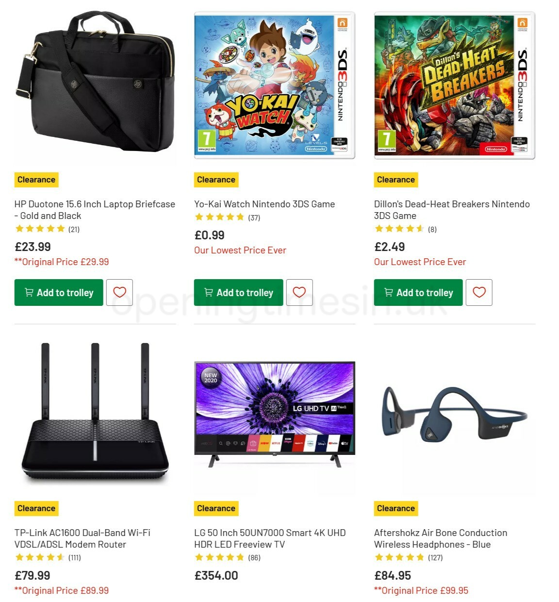 Argos Offers from 15 February