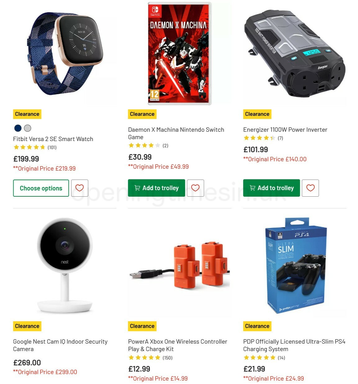 Argos Offers from 15 February