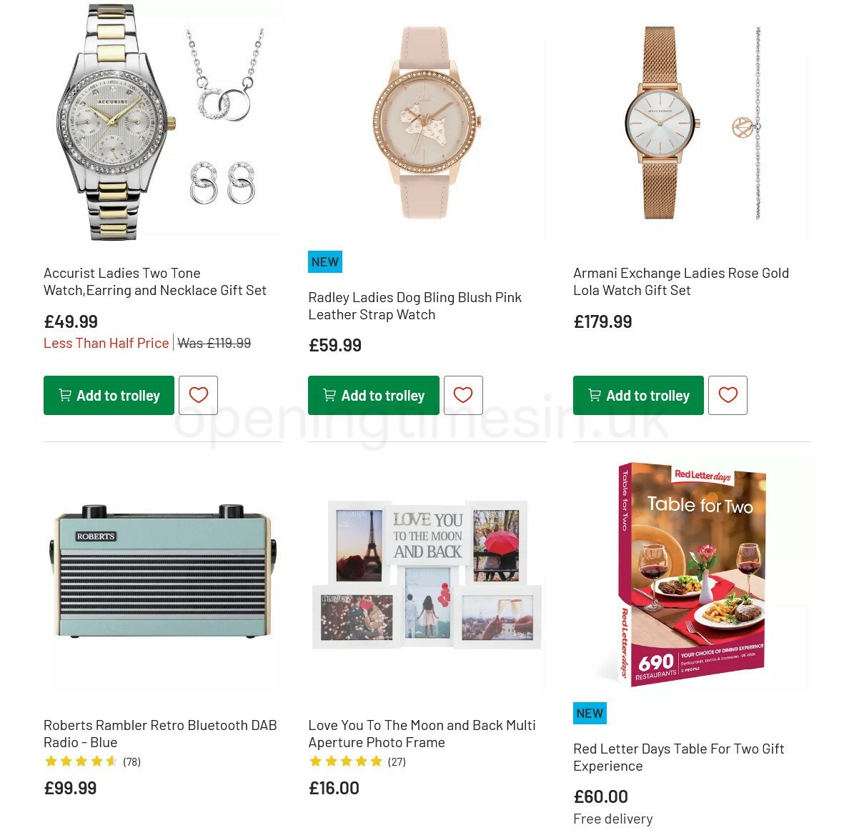 Argos Offers from 1 March