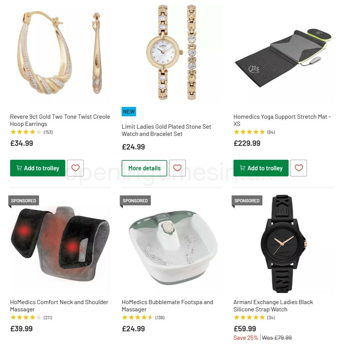 Argos Offers from 1 March