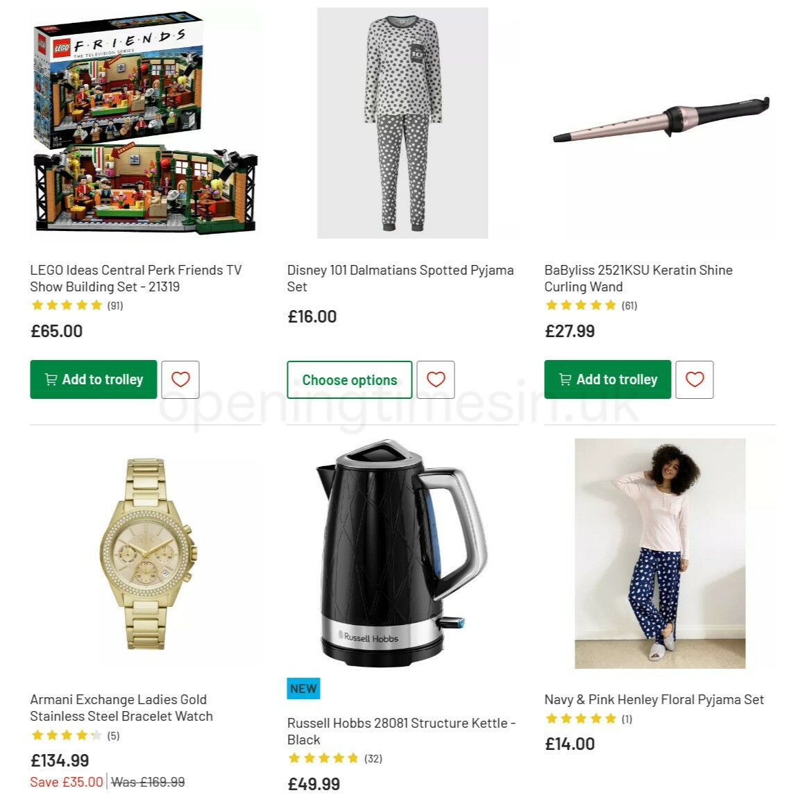 Argos Offers from 1 March