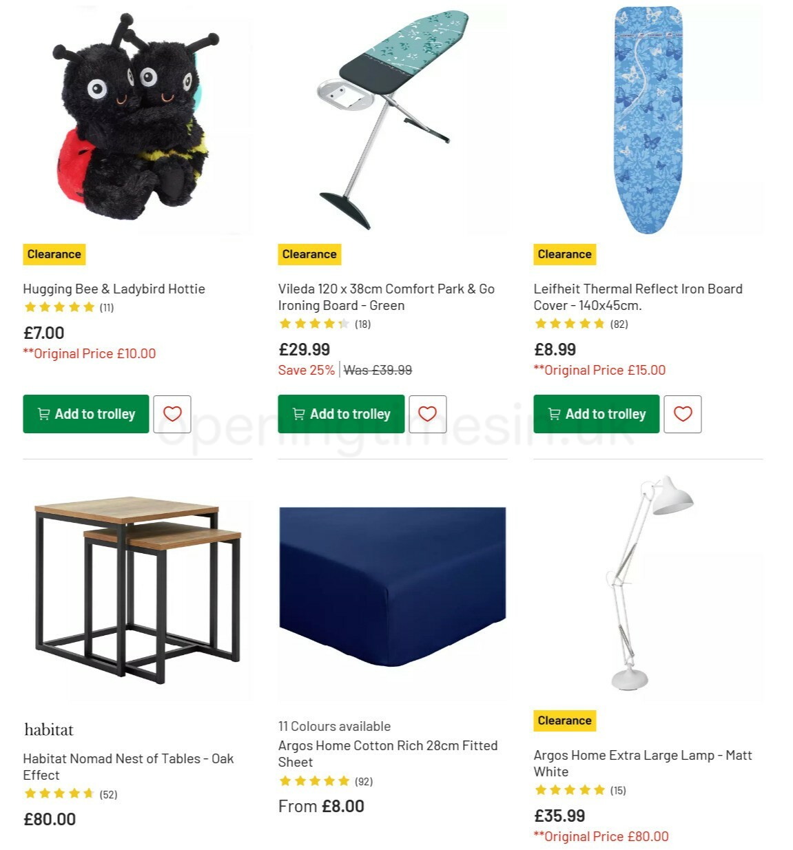 Argos Offers from 1 March