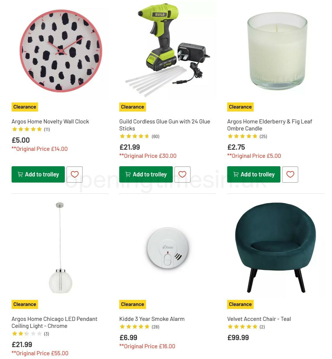Argos Offers from 1 March