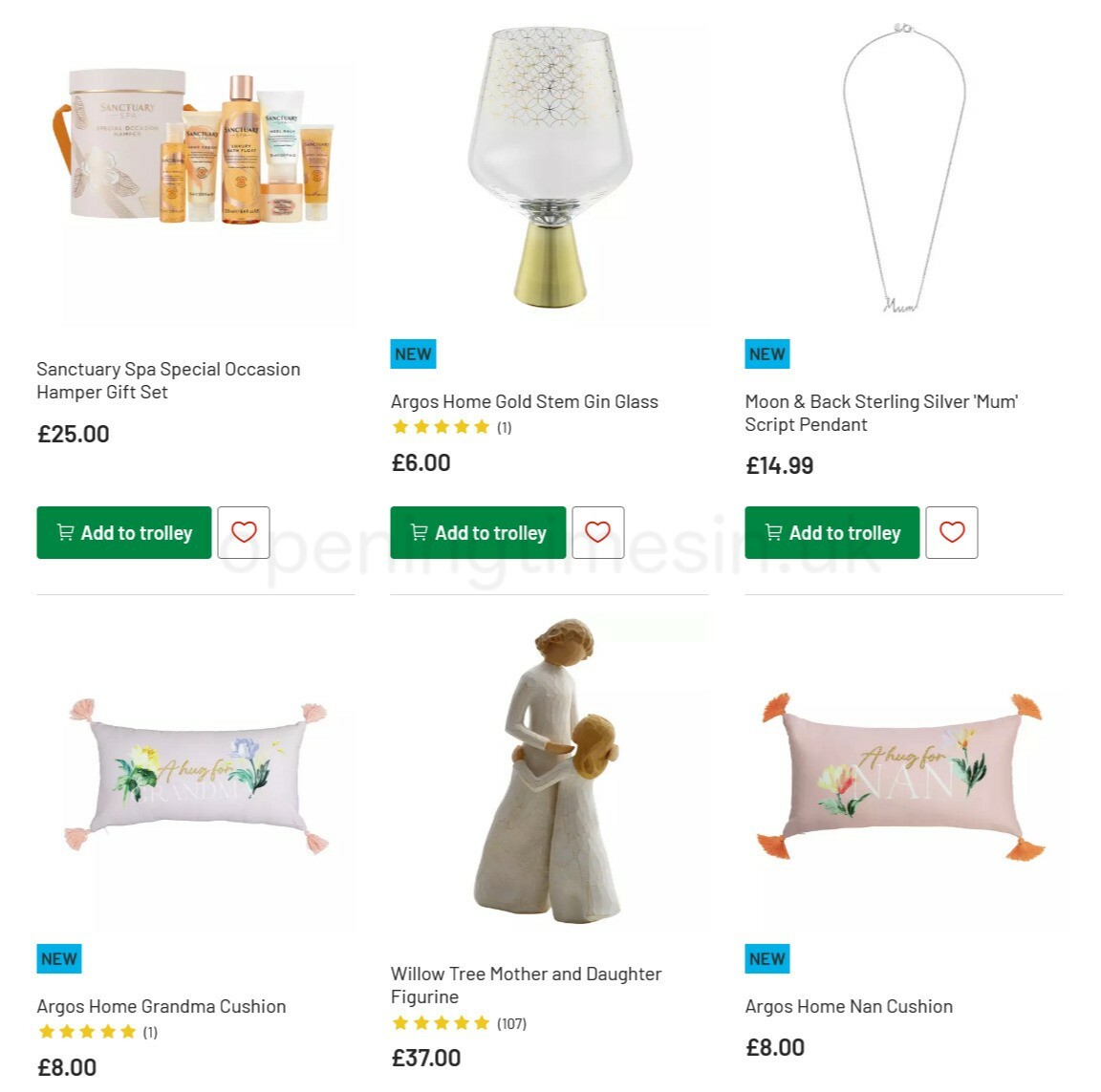Argos Offers from 1 March