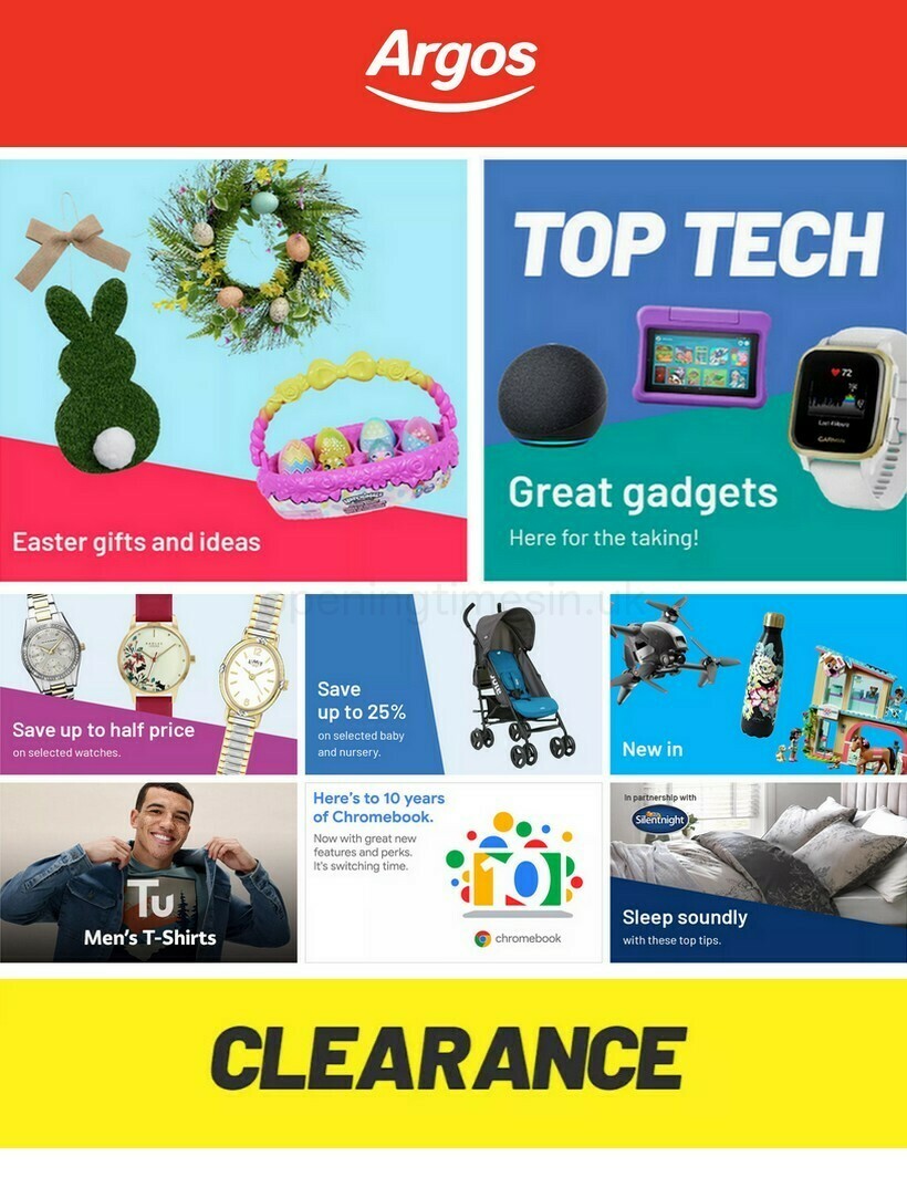Argos Offers from 15 March