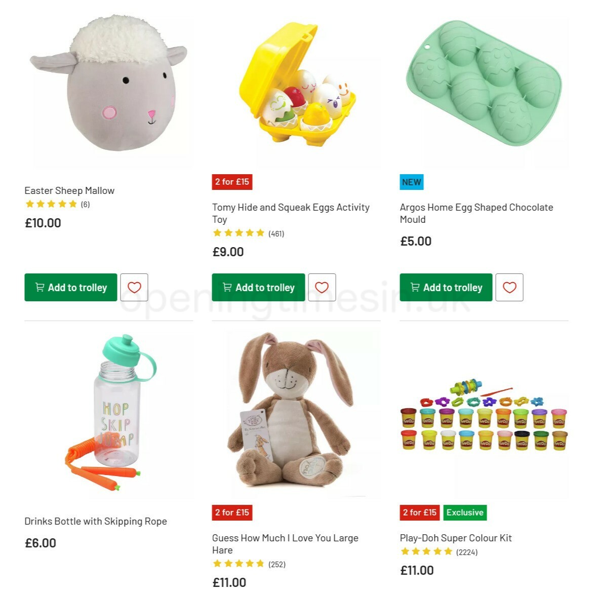 Argos Offers from 15 March