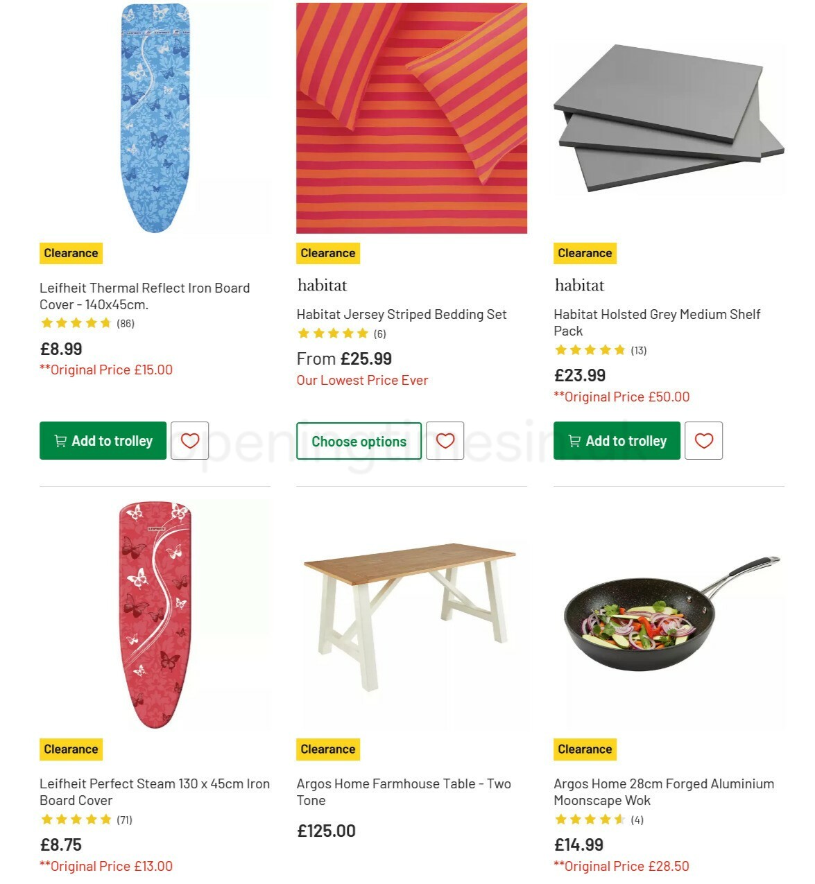 Argos Offers from 15 March