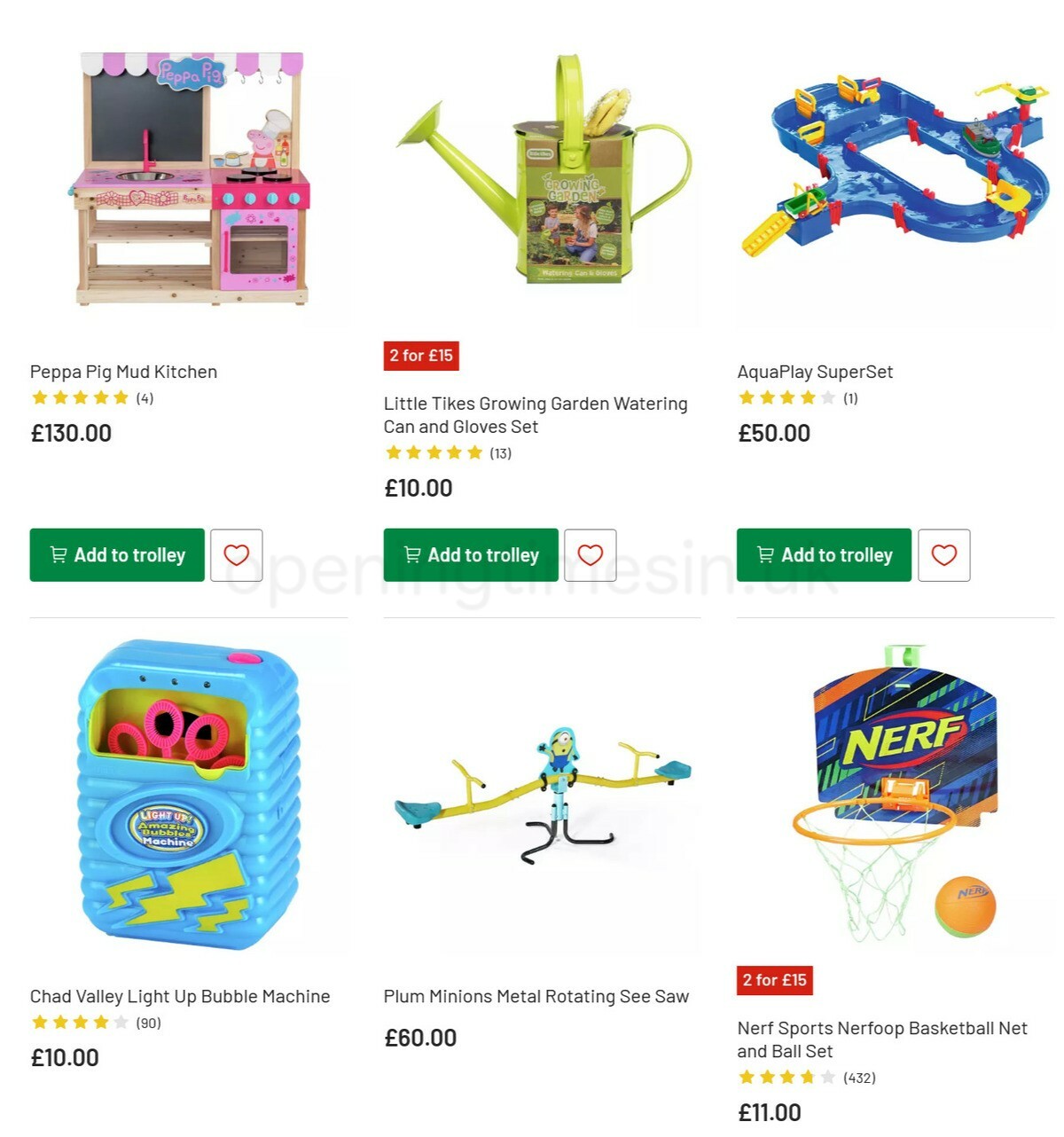 Argos Offers from 3 May