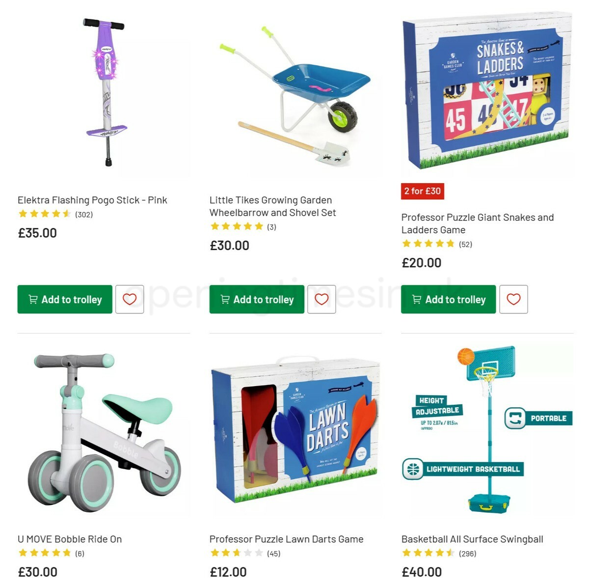 Argos Offers from 3 May