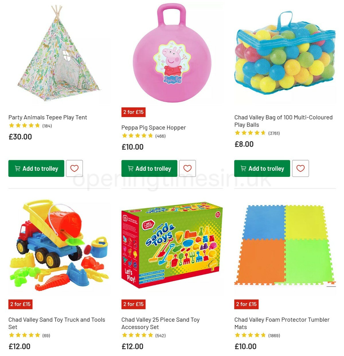 Argos Offers from 3 May