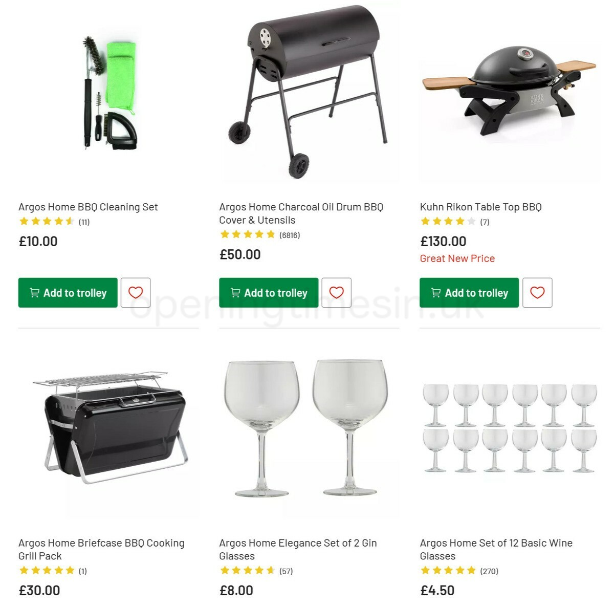 Argos Offers from 3 May