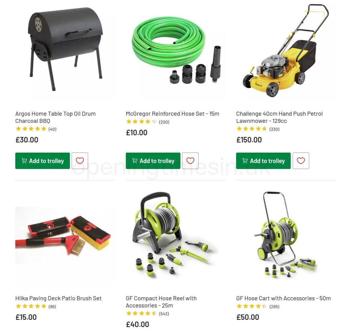 Argos Offers from 3 May