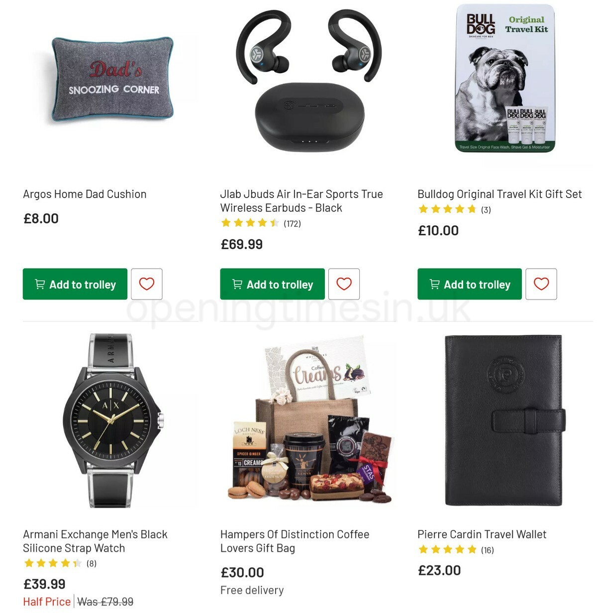 Argos Father's Day Offers from 17 May