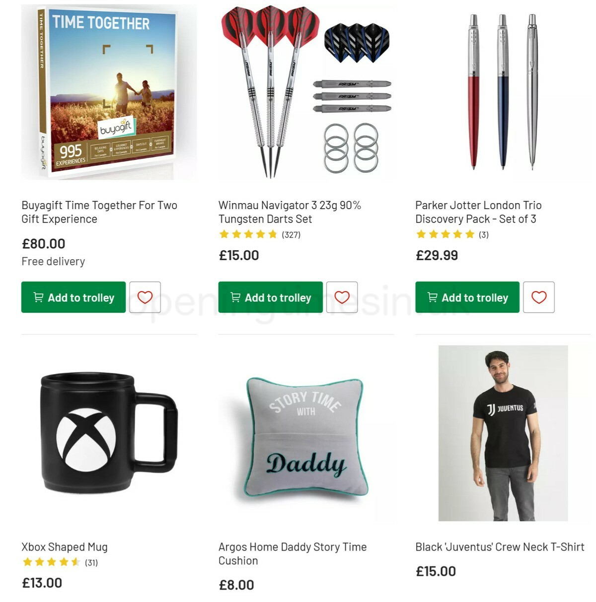 Argos Father's Day Offers from 17 May