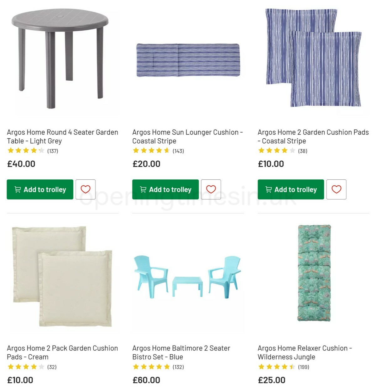 Argos Offers from 8 June