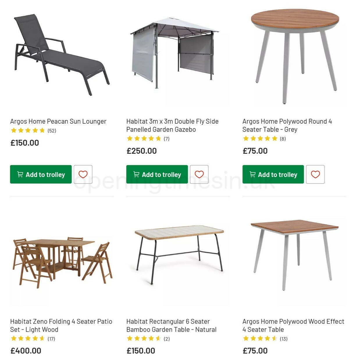 Argos Offers from 8 June