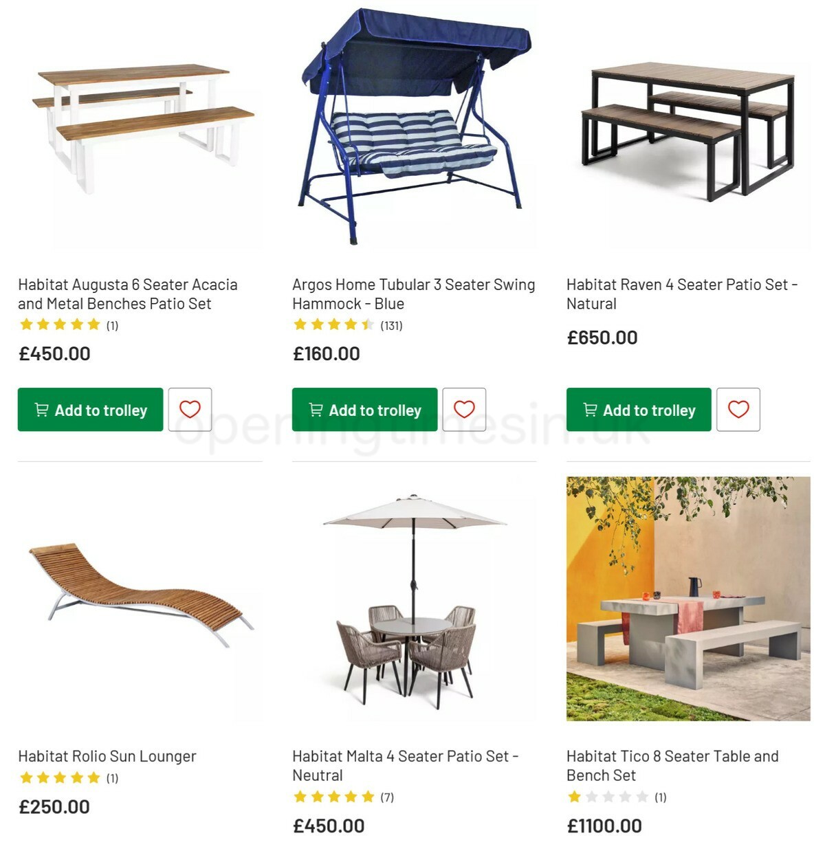 Argos Offers from 8 June