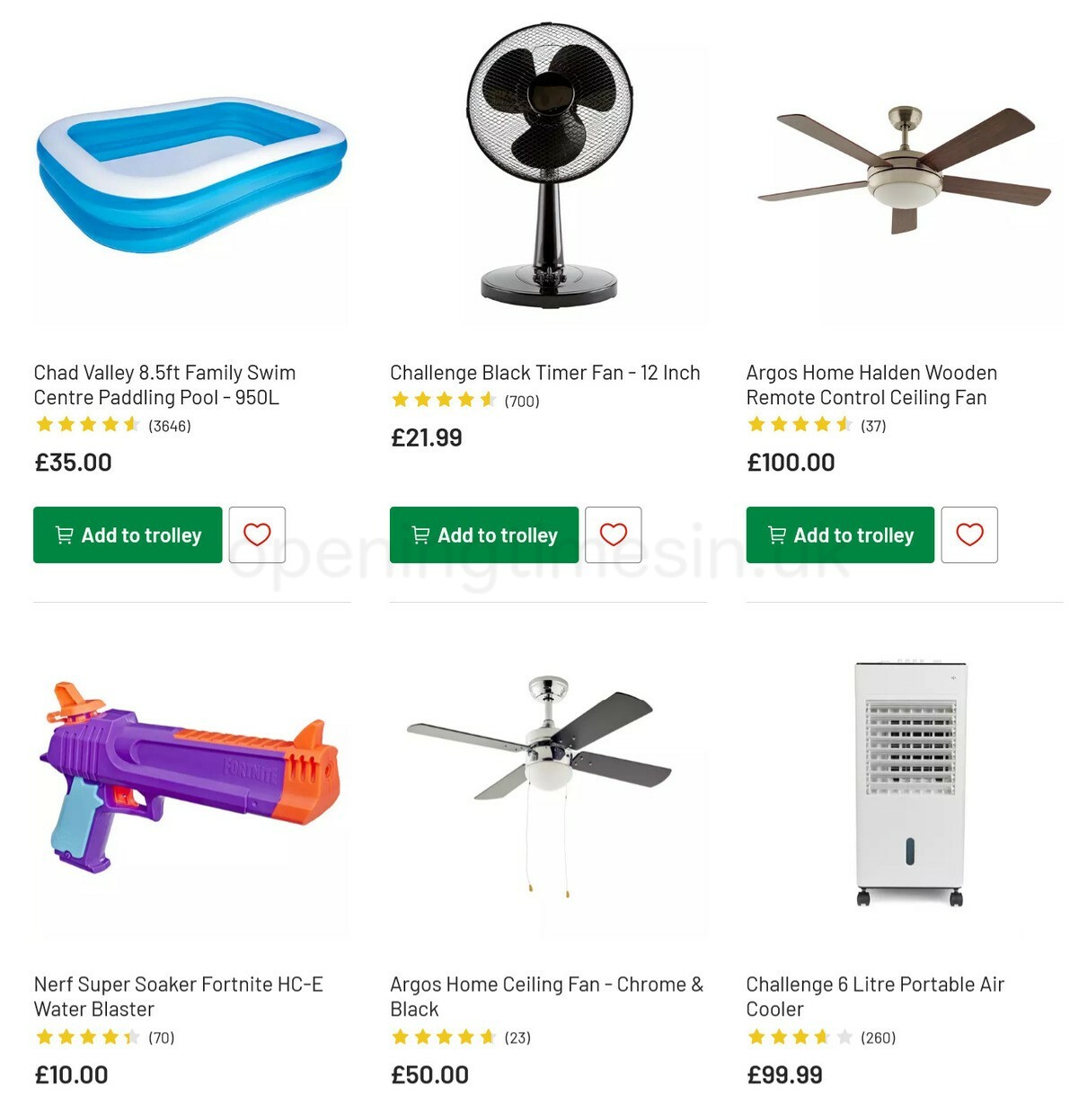 Argos Offers from 8 June