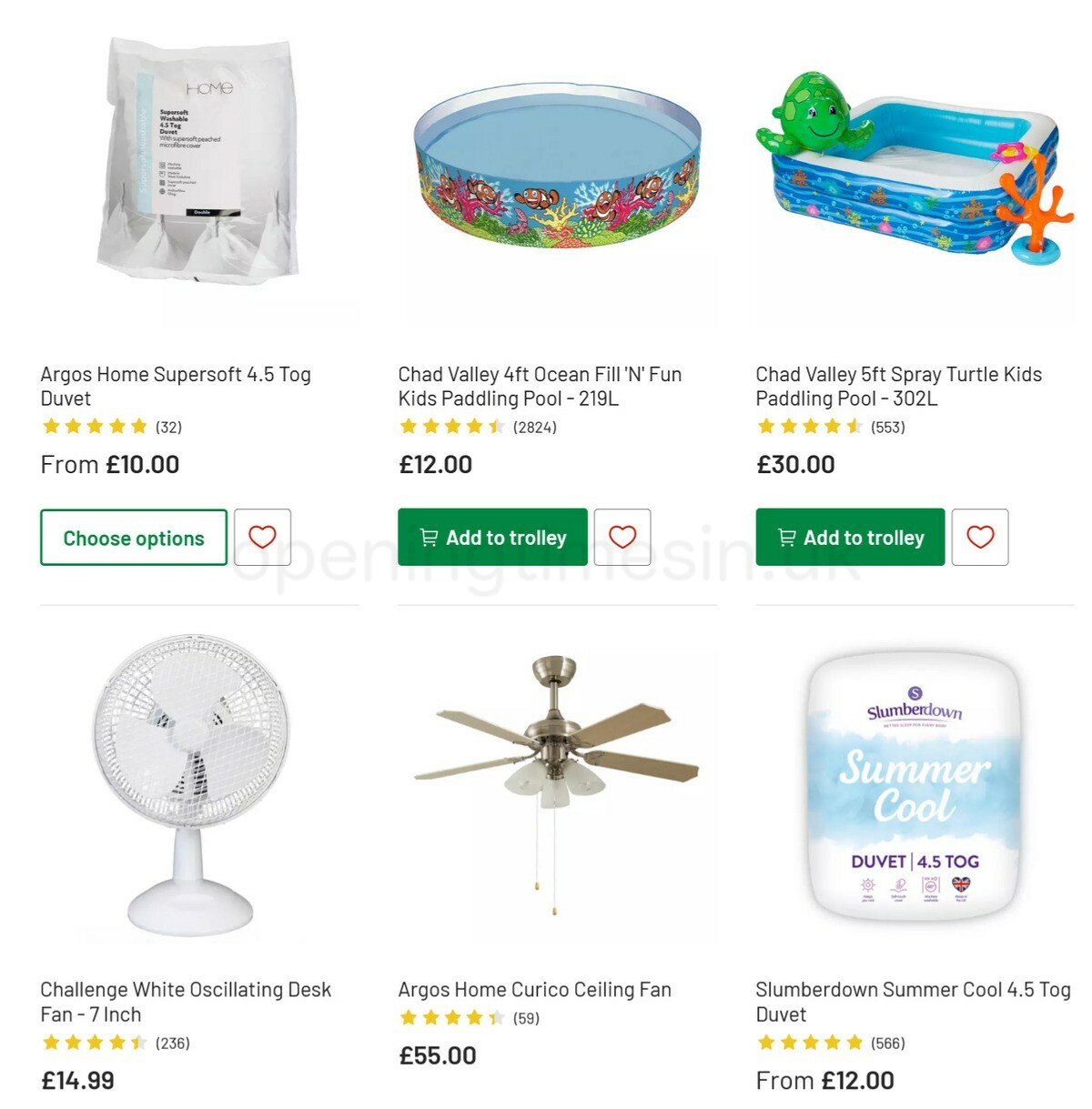 Argos Offers from 8 June