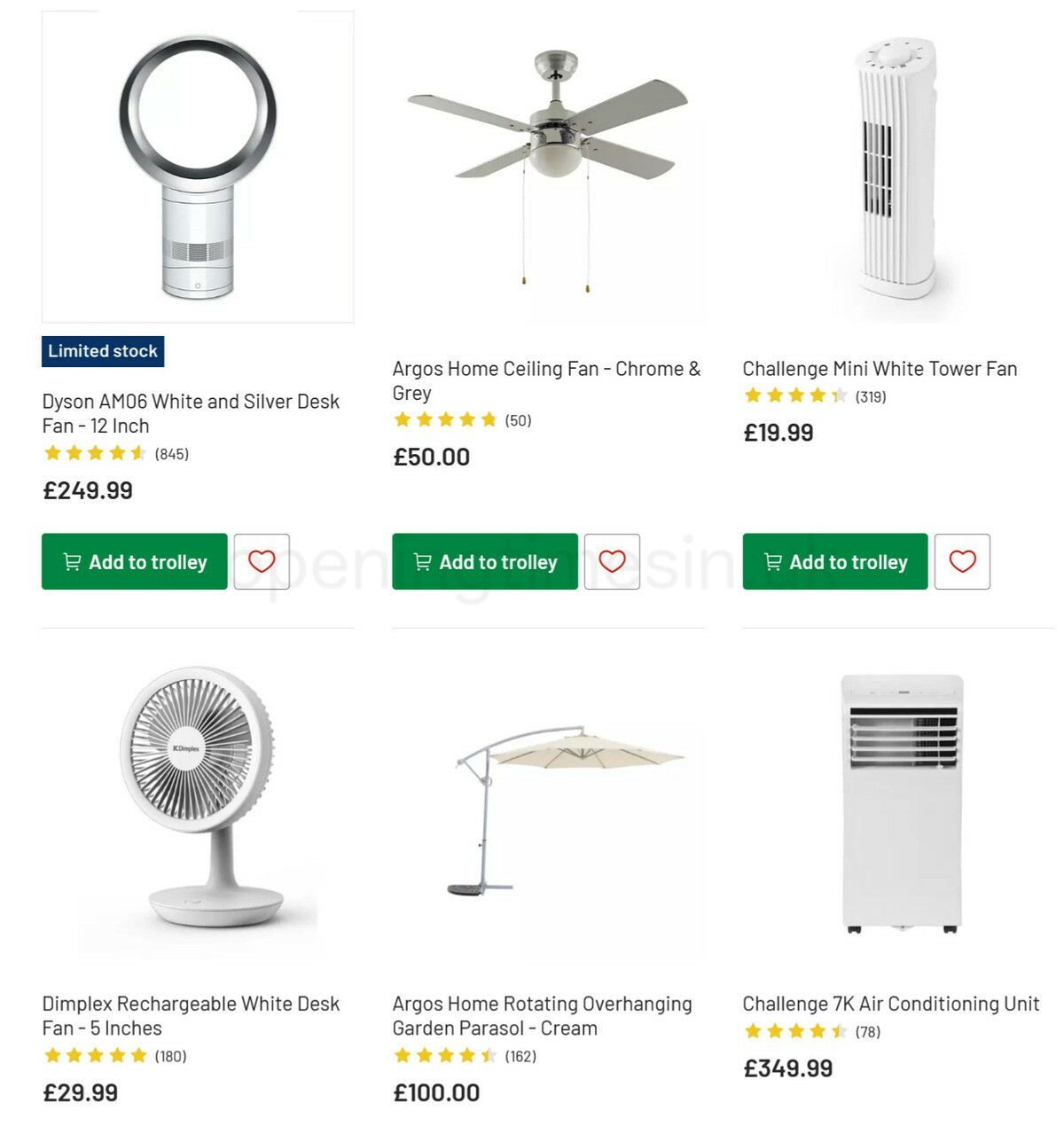 Argos Offers from 8 June