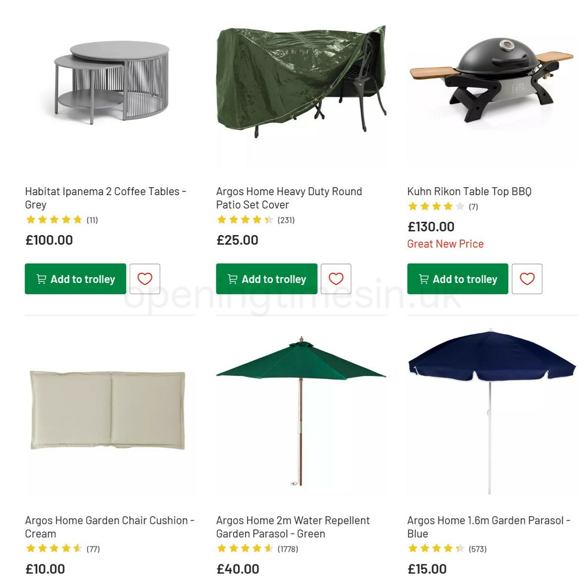 Argos Offers from 8 June