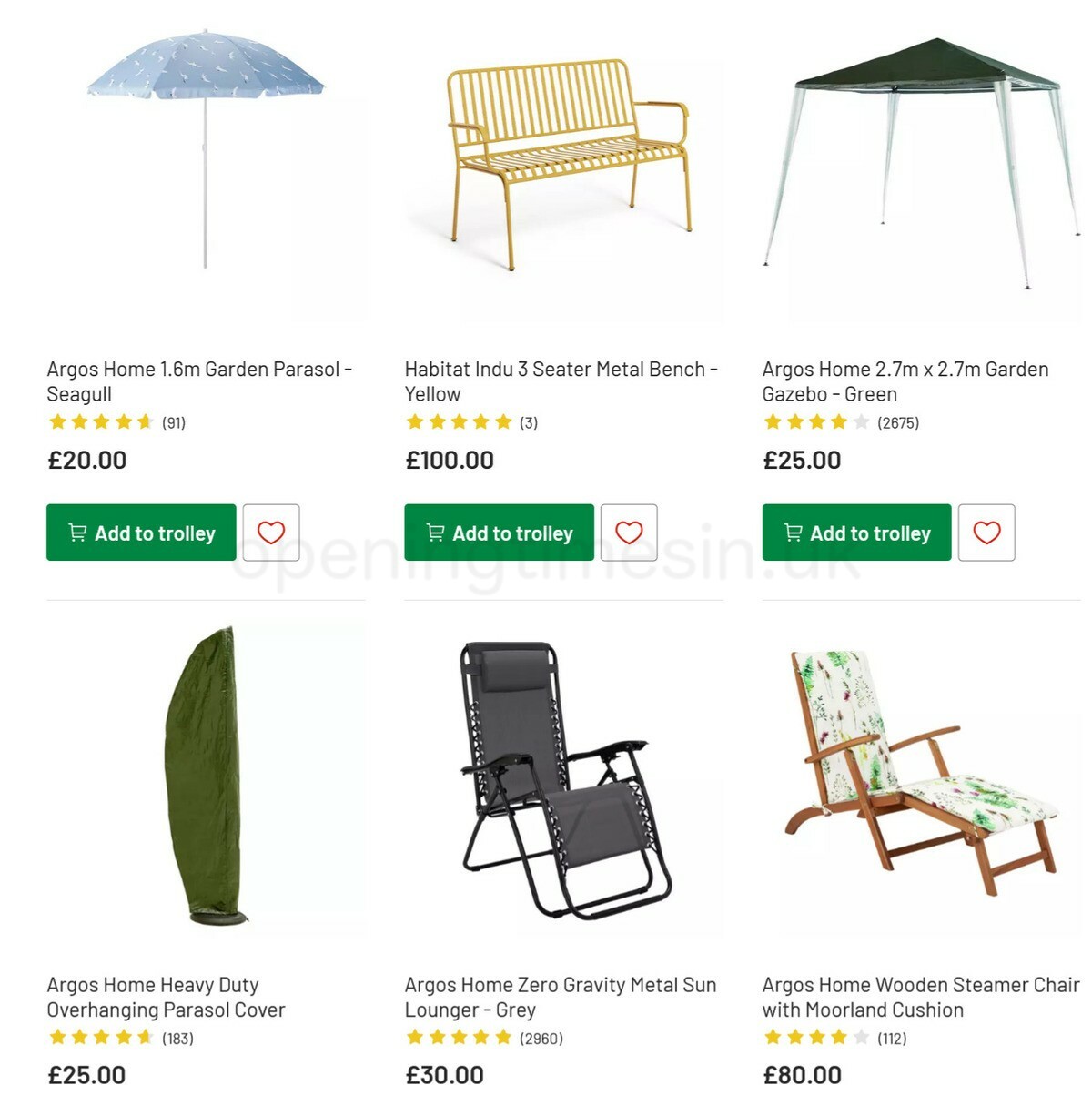Argos Offers from 8 June