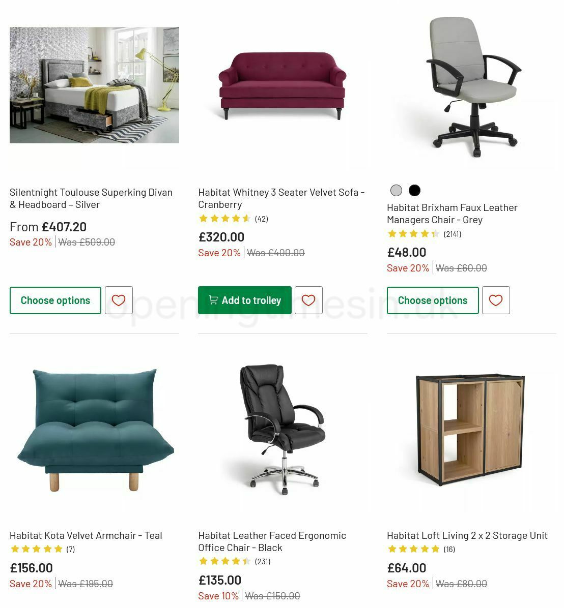 Argos Offers from 6 July