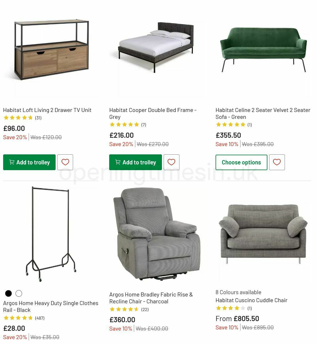 Argos Offers from 6 July