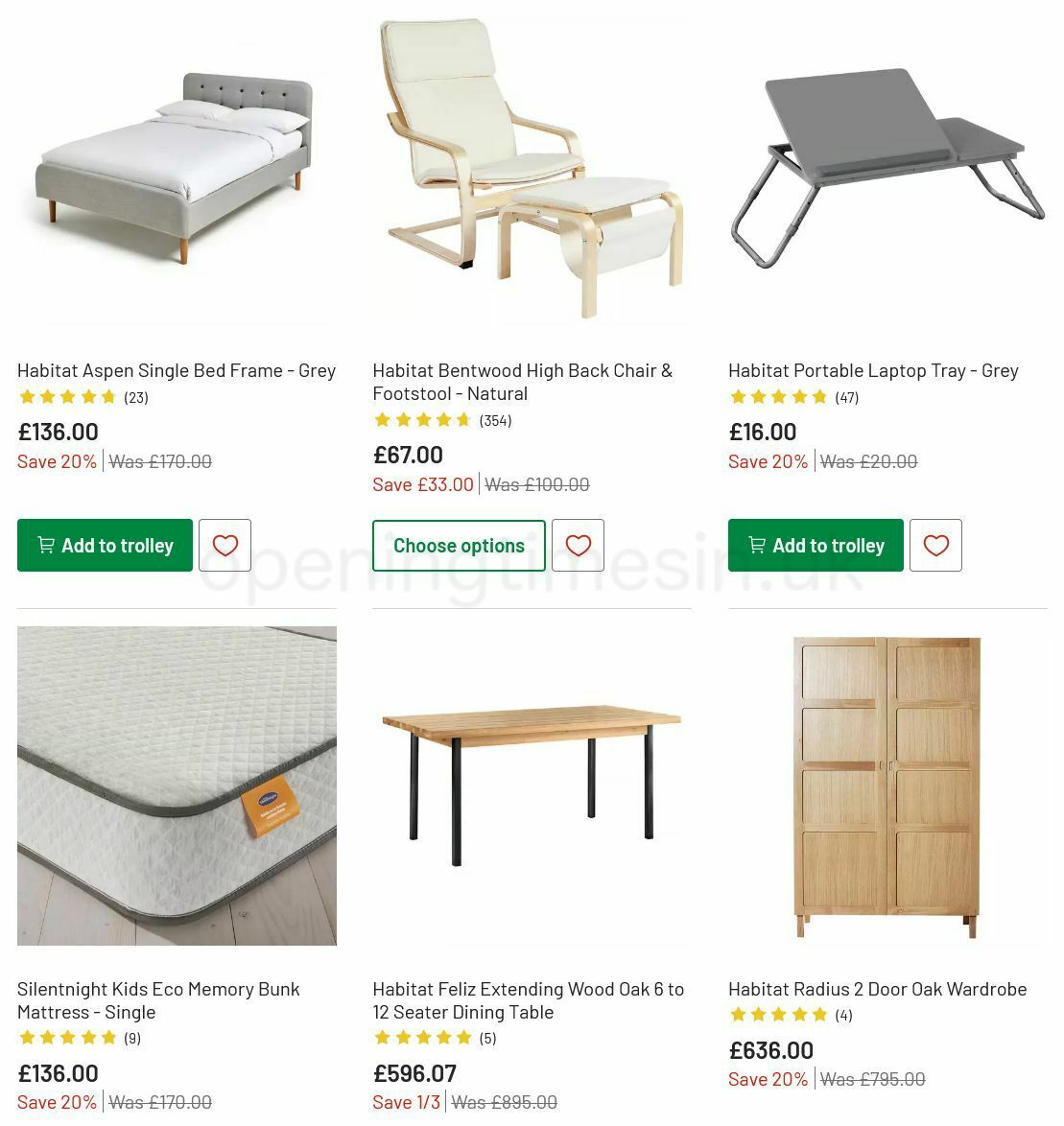 Argos Offers from 6 July