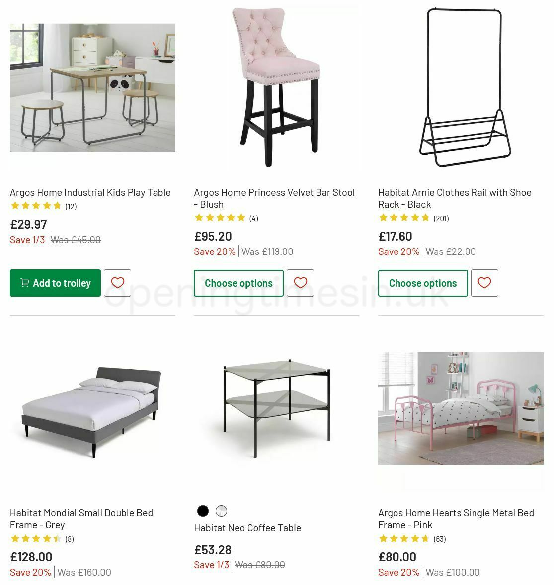 Argos Offers from 6 July