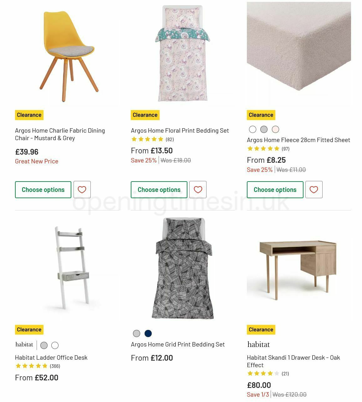 Argos Offers from 19 July