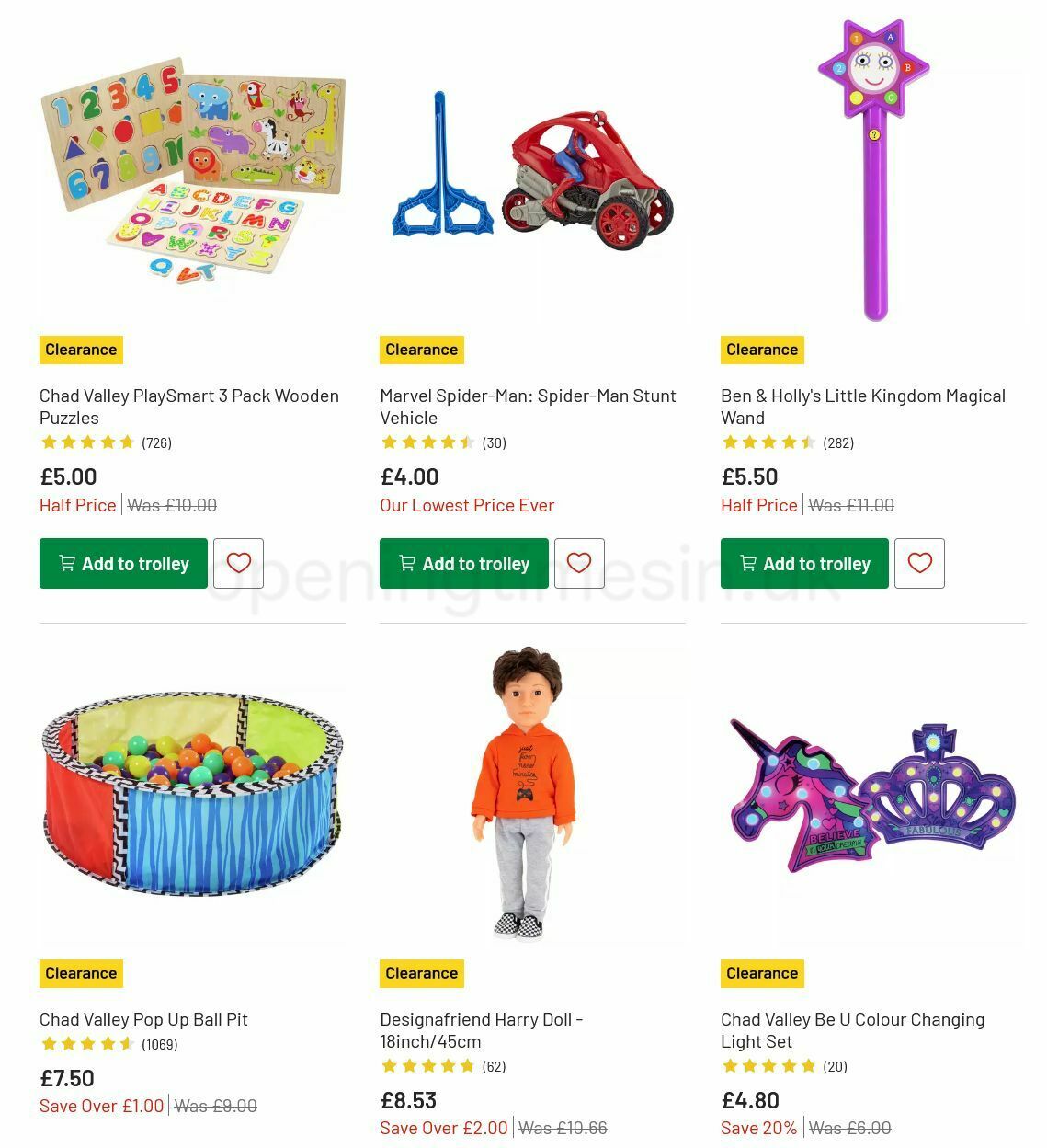 Argos Offers from 19 July