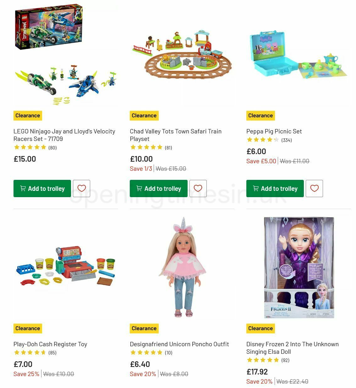 Argos Offers from 19 July