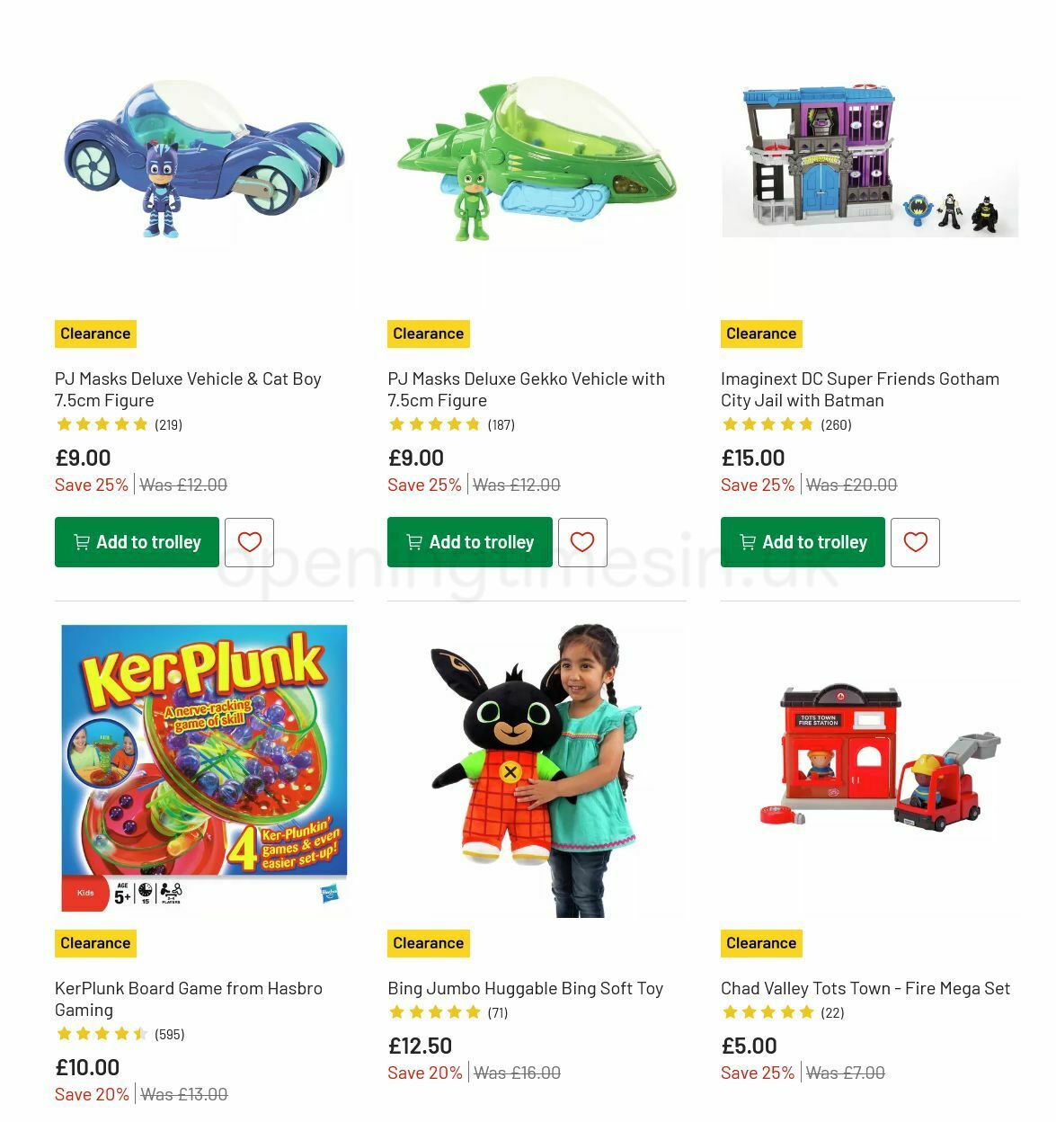 Argos Offers from 19 July