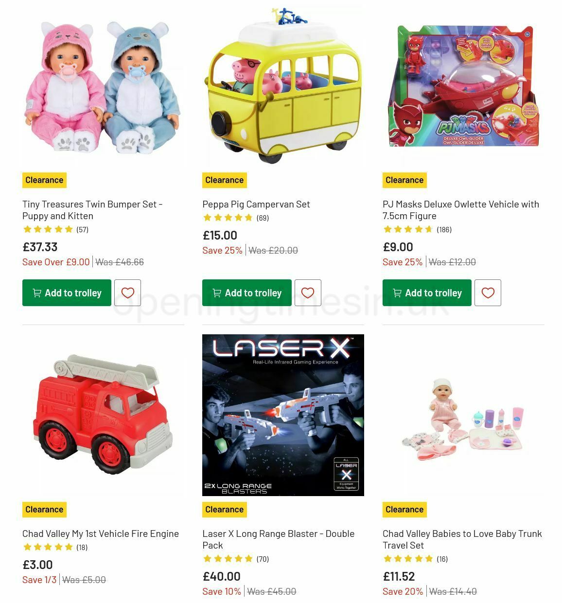 Argos Offers from 19 July