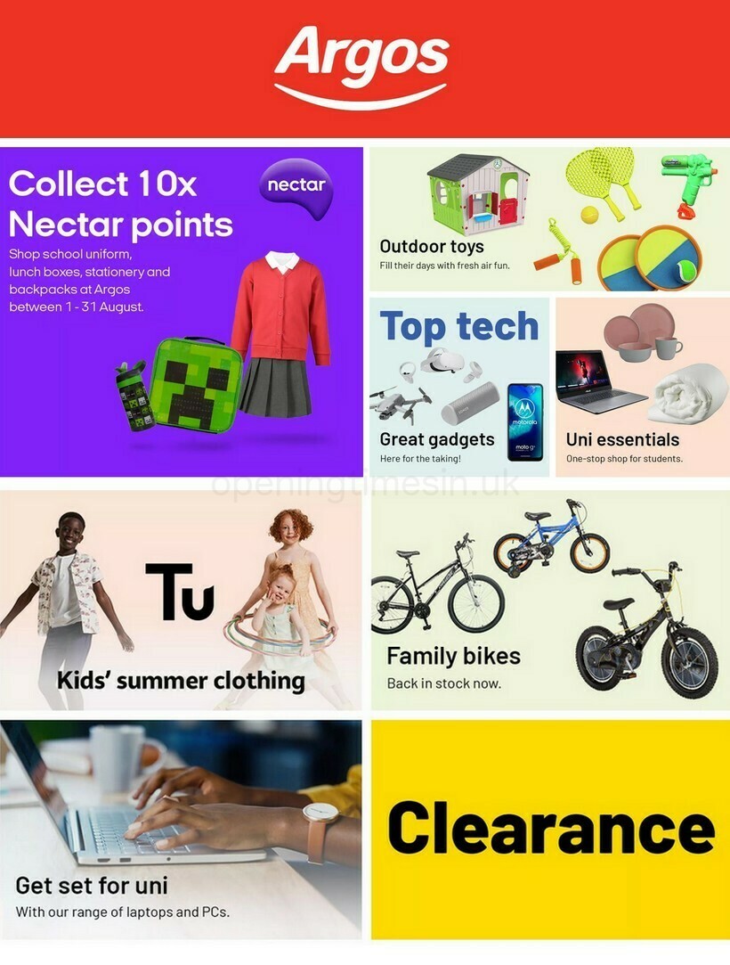 Argos Offers from 2 August