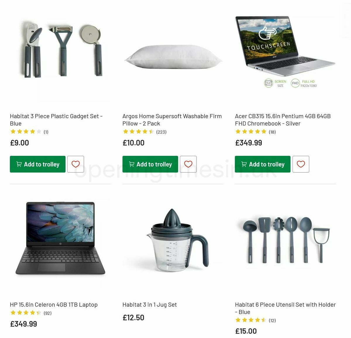 Argos Offers from 2 August