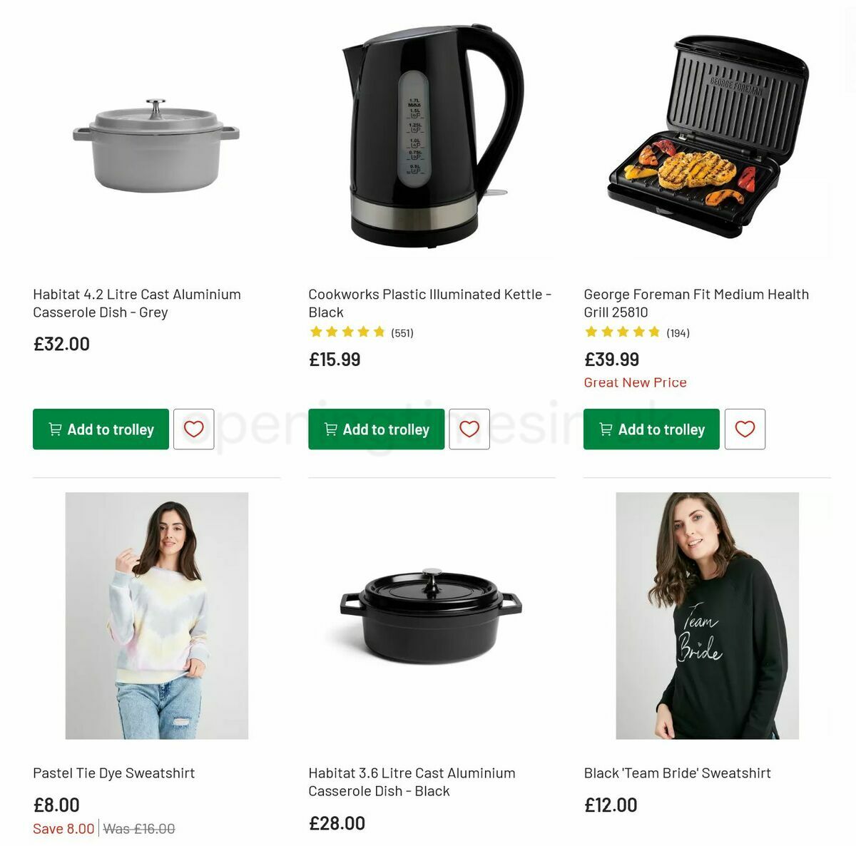 Argos Offers from 2 August